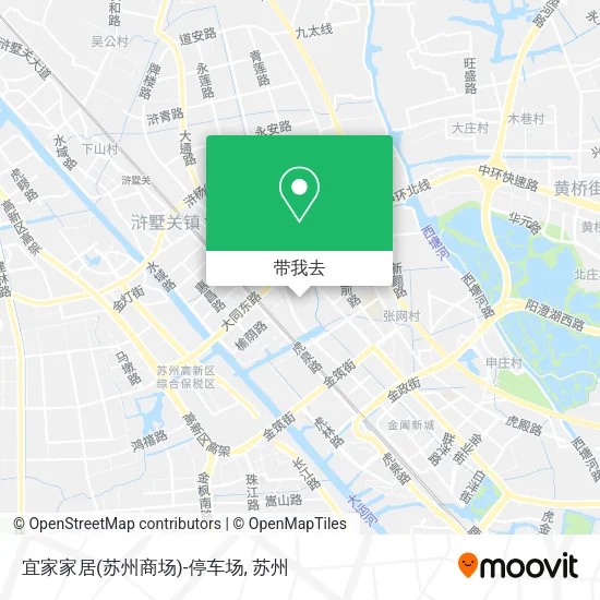 宜家家居(苏州商场)-停车场地图
