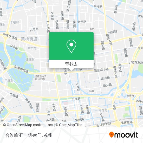 合景峰汇十期-南门地图
