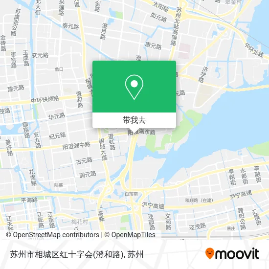 苏州市相城区红十字会(澄和路)地图
