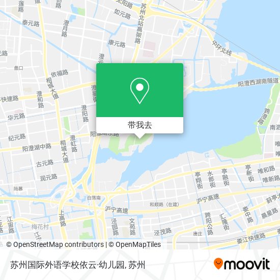 苏州国际外语学校依云·幼儿园地图