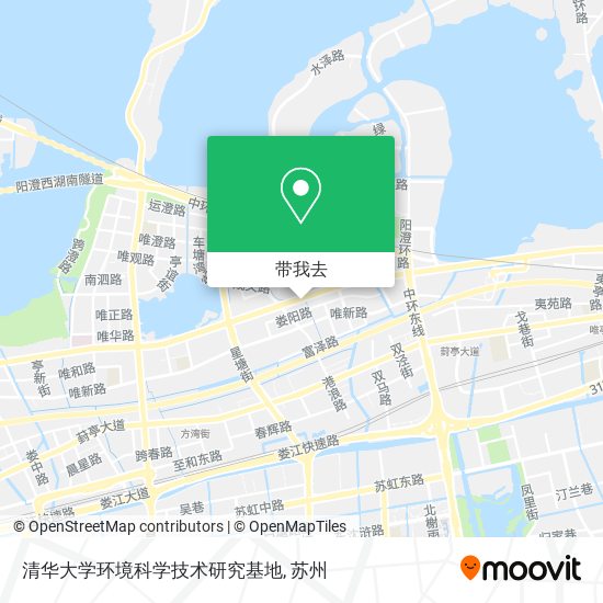清华大学环境科学技术研究基地地图