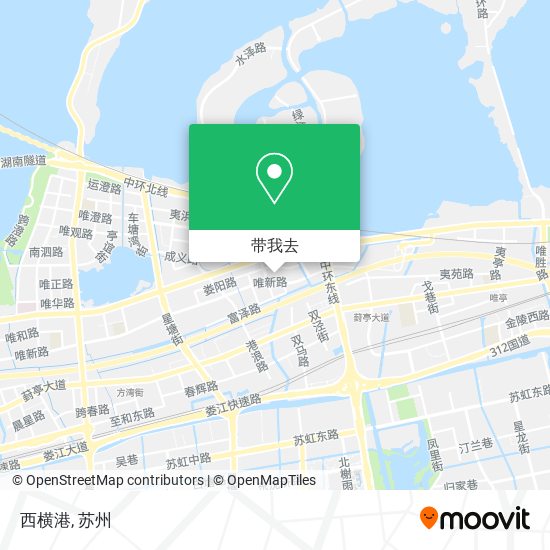西横港地图