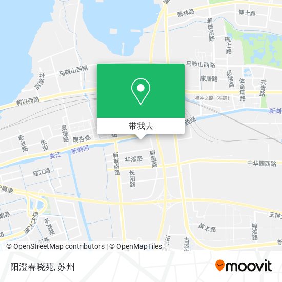 阳澄春晓苑地图