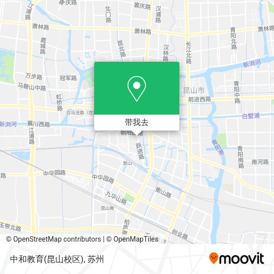 中和教育(昆山校区)地图