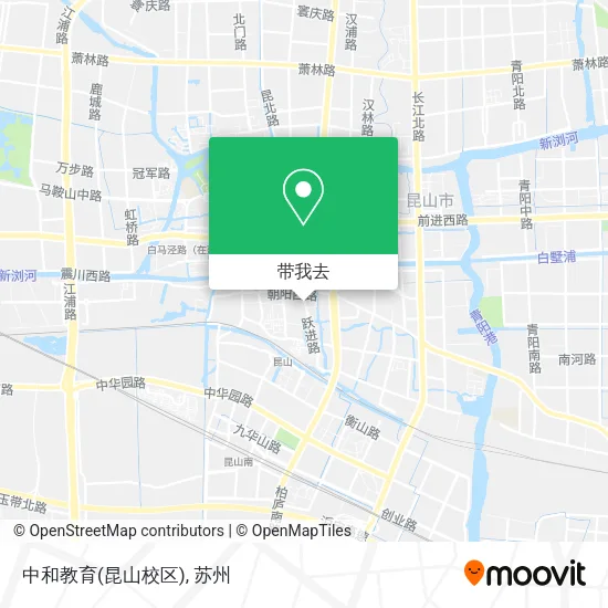中和教育(昆山校区)地图