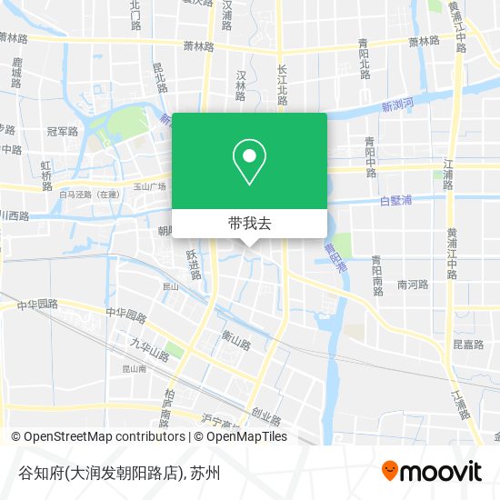 谷知府(大润发朝阳路店)地图