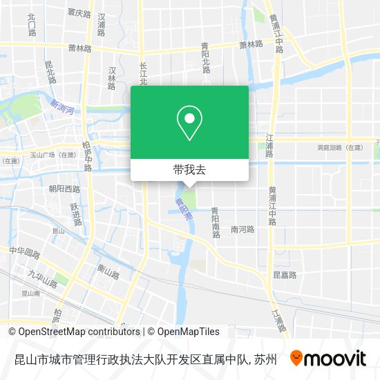 昆山市城市管理行政执法大队开发区直属中队地图
