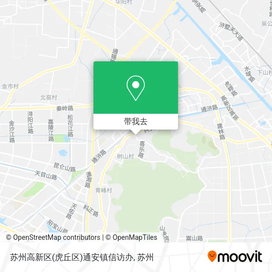 苏州高新区(虎丘区)通安镇信访办地图