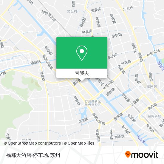 福郡大酒店-停车场地图
