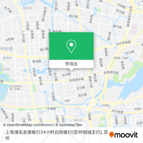 上海浦东发展银行24小时自助银行(苏州相城支行)地图