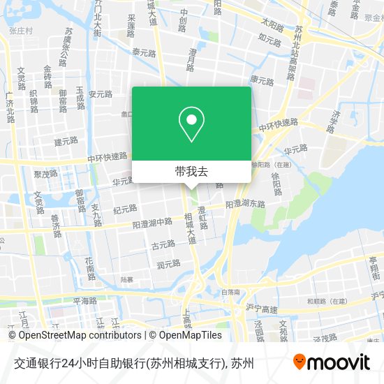 交通银行24小时自助银行(苏州相城支行)地图