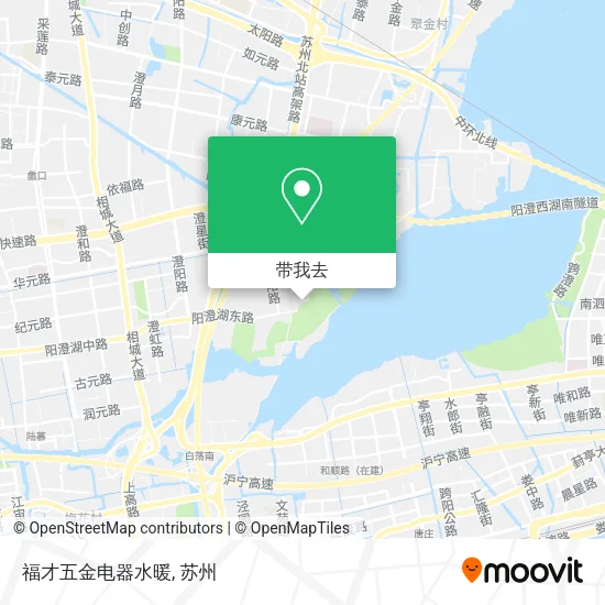 福才五金电器水暖地图