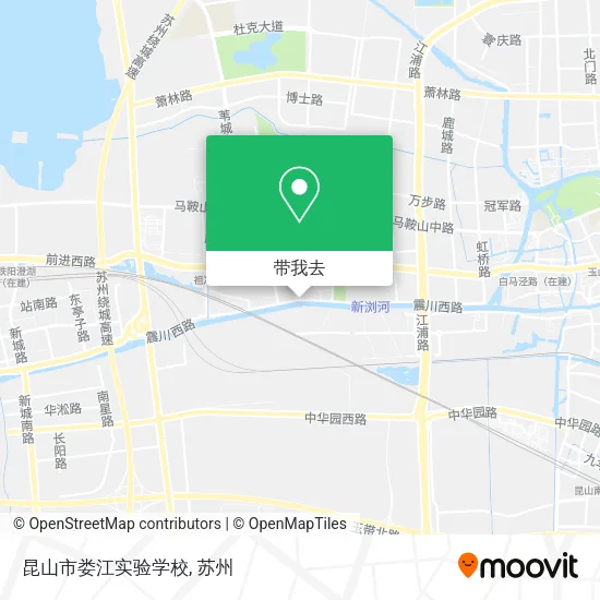 昆山市娄江实验学校地图