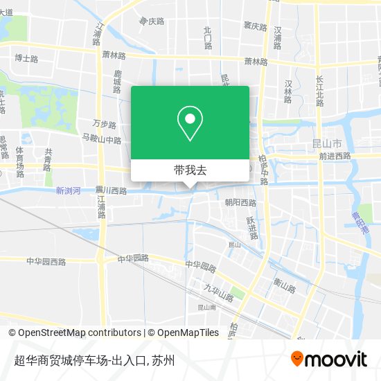 超华商贸城停车场-出入口地图