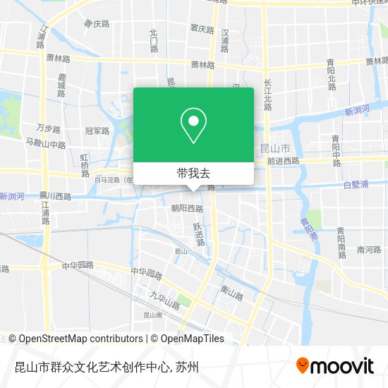 昆山市群众文化艺术创作中心地图