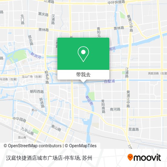汉庭快捷酒店城市广场店-停车场地图