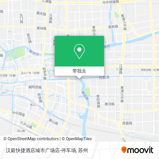汉庭快捷酒店城市广场店-停车场地图