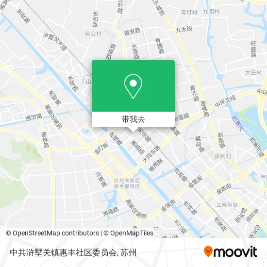 中共浒墅关镇惠丰社区委员会地图