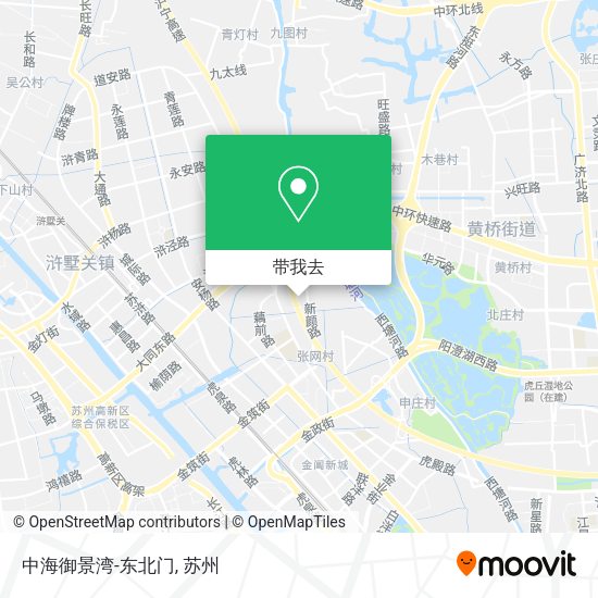 中海御景湾-东北门地图