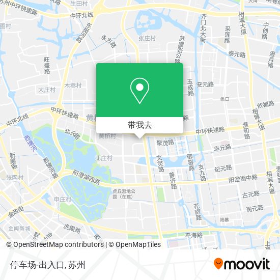 停车场-出入口地图