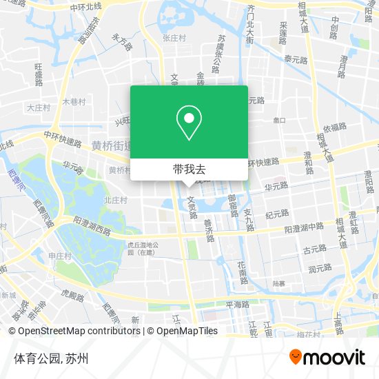 体育公园地图