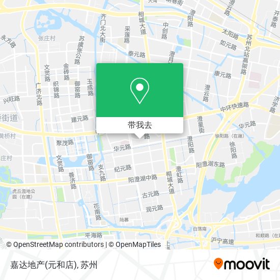嘉达地产(元和店)地图