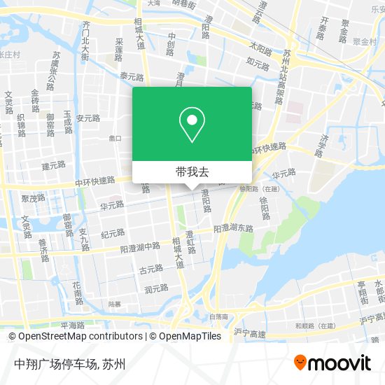 中翔广场停车场地图