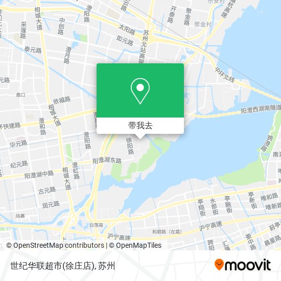 世纪华联超市(徐庄店)地图