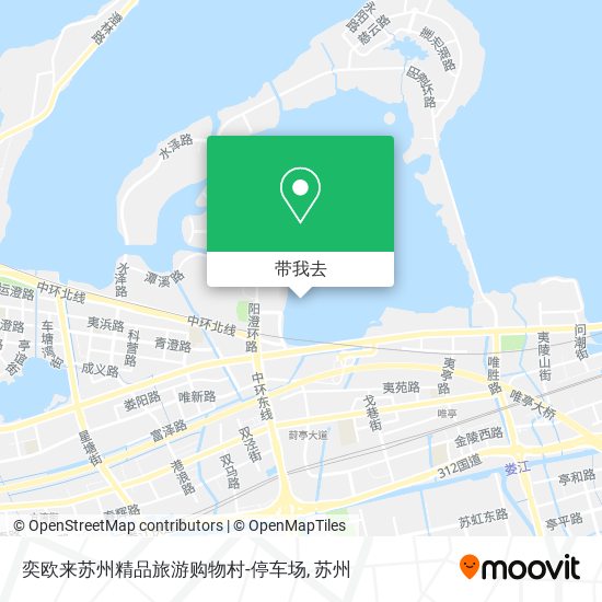 奕欧来苏州精品旅游购物村-停车场地图