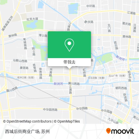 西城后街商业广场地图