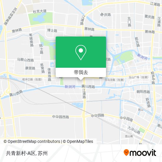 共青新村-A区地图