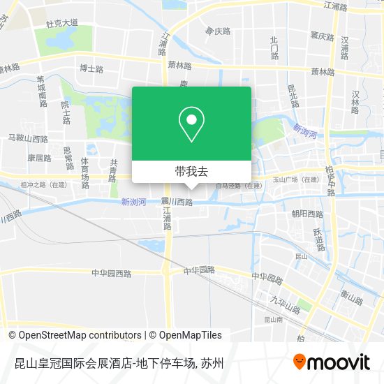 昆山皇冠国际会展酒店-地下停车场地图