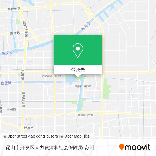 昆山市开发区人力资源和社会保障局地图