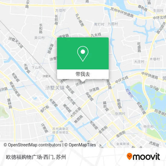 欧德福购物广场-西门地图