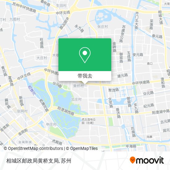相城区邮政局黄桥支局地图