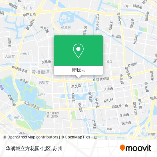 华润城立方花园-北区地图