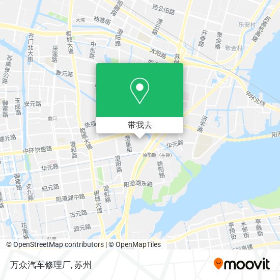 万众汽车修理厂地图