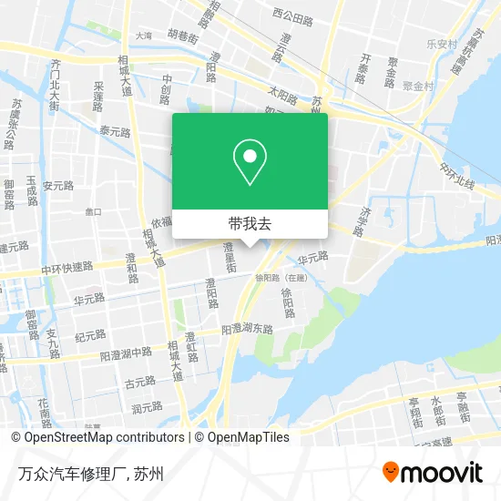 万众汽车修理厂地图