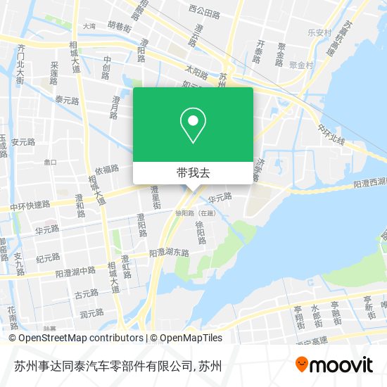 苏州事达同泰汽车零部件有限公司地图