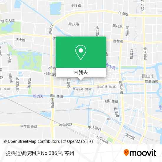 捷强连锁便利店No.386店地图