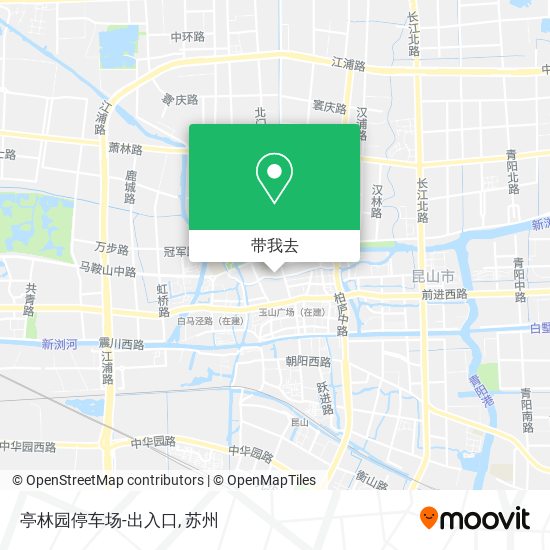 亭林园停车场-出入口地图