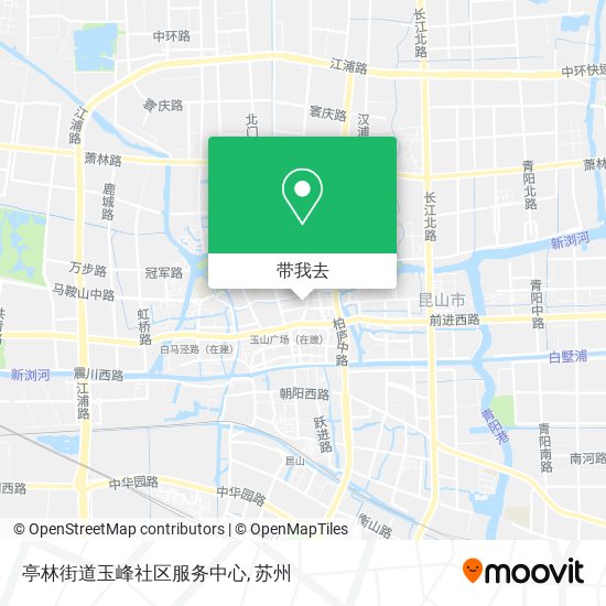 亭林街道玉峰社区服务中心地图