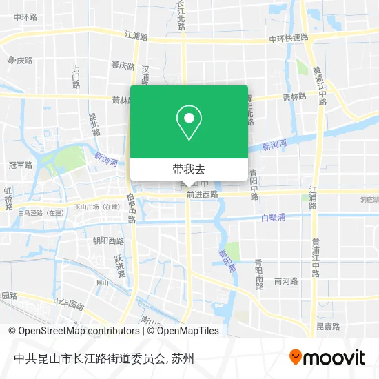 中共昆山市长江路街道委员会地图