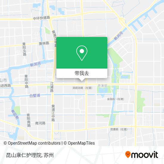 昆山康仁护理院地图