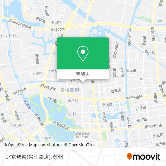 北京烤鸭(兴旺路店)地图