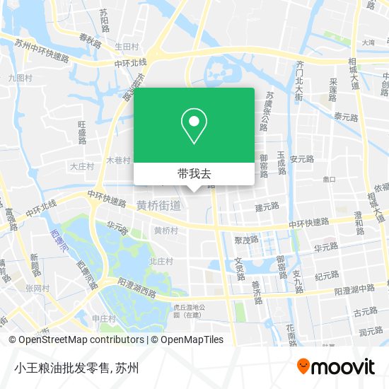 小王粮油批发零售地图
