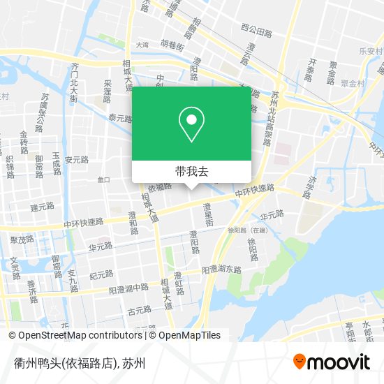 衢州鸭头(依福路店)地图