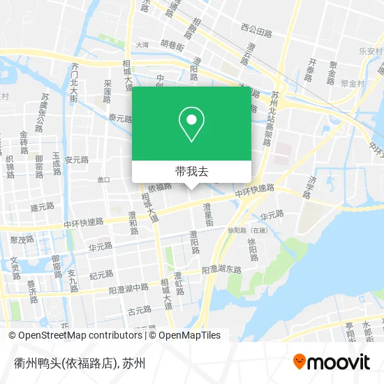 衢州鸭头(依福路店)地图