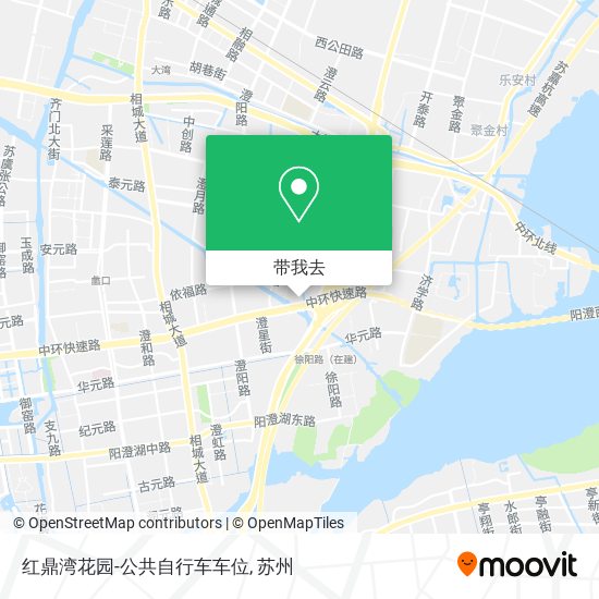 红鼎湾花园-公共自行车车位地图