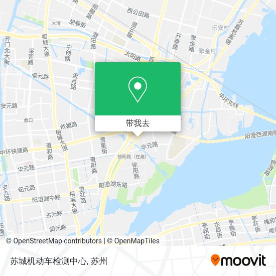 苏城机动车检测中心地图